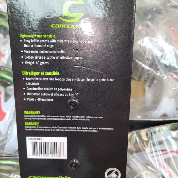 2 Cannondale C Bicycle Water Bottle Cages White/Red for you bicycle bike - Picture 11 of 12